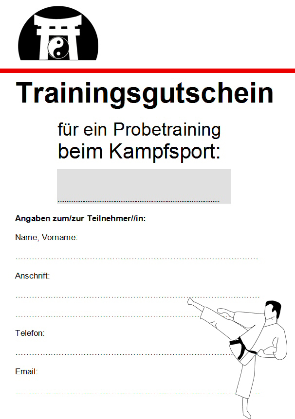 Trainings-Gutschein (100 Stk.)