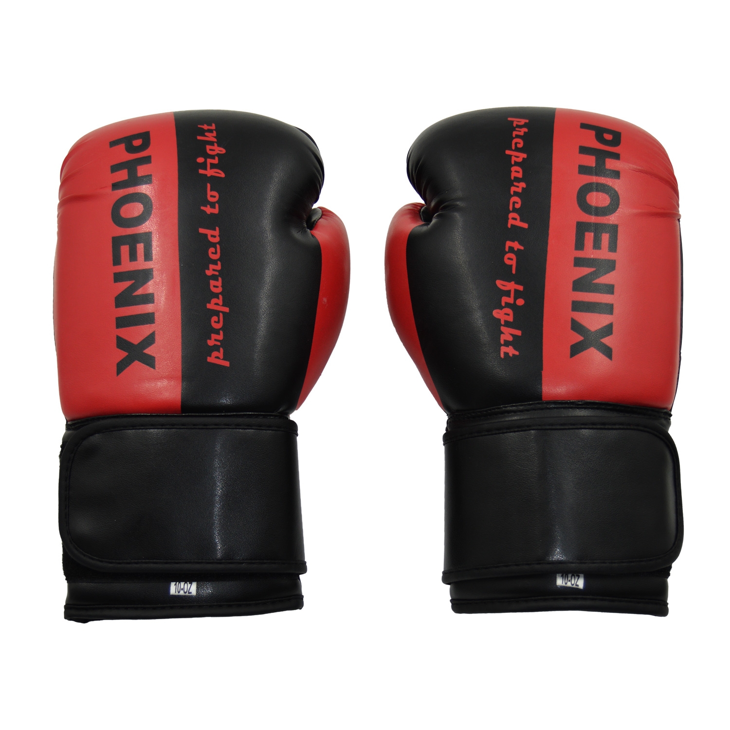 Junior Boxhandschuhe prepared to fight schwarz-rot 16 oz