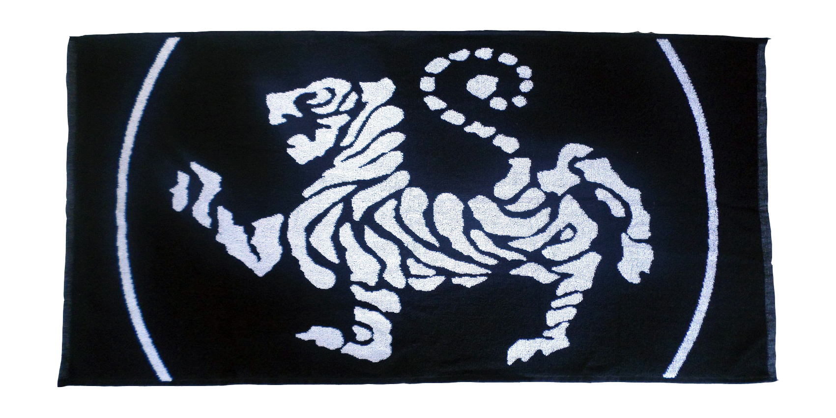Shotokan Duschtuch schwarz-weiß