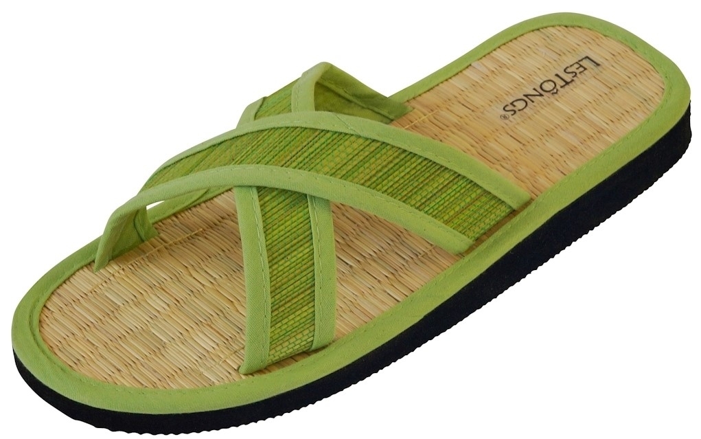 SALE% Zimtlatschen / Zoris SAIGON Kreuzband GRÜN 45/46